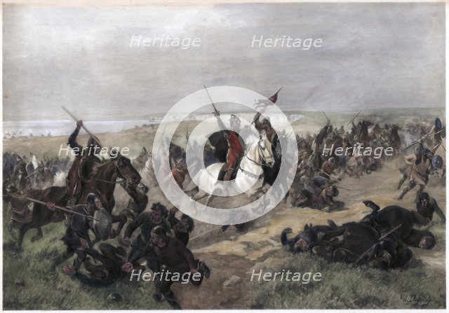 Battle of Hastings, 14th October 1066. Artist: Unknown