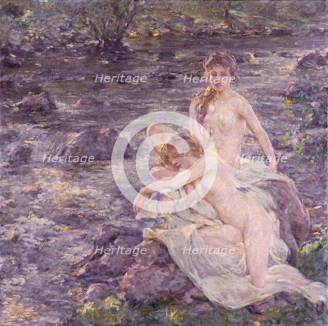 The Bathers, late 19th-early 20th century. Creator: Robert Reid.