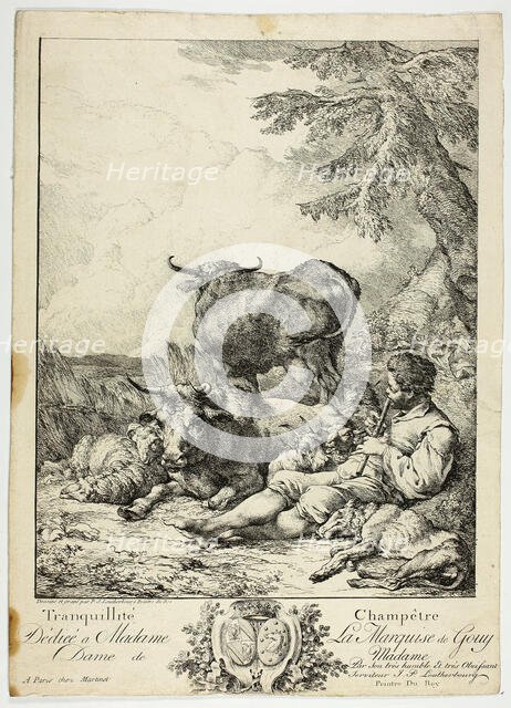 Tranquil Peasant, n.d. Creator: Philip James de Loutherbourg.