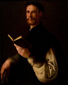 Portrait of a Man with a Book, 1540-1541. Creator: Pontormo, Jacopo da (Jacopo Carucci) (1494-1557).