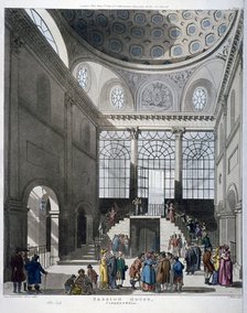 Interior view of the Middlesex Sessions House on Clerkenwell Green, London, 1809.                    Artist: Augustus Charles Pugin