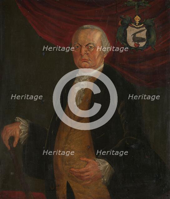 Portrait of Reinier de Klerk, Governor-General of the Dutch East India Company, 1777. Creator: Franciscus Josephus Fricot.