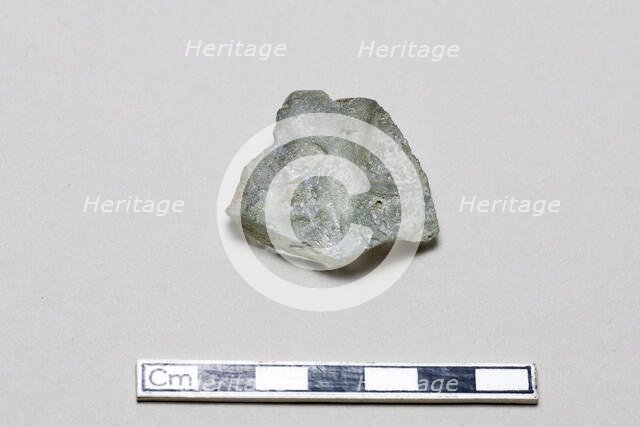 Glass fragment, early 17th-mid 18th century. Creator: Unknown.