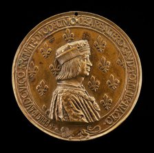 Louis XII, 1462-1515, King of France 1498 [obverse], 1499/1500. Creator: Jean van Saint-Priest.