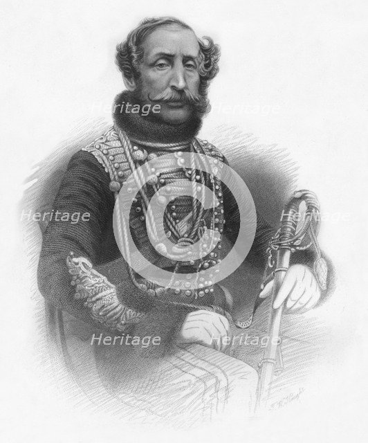 'Lieut. Gen.The Earl of Cardigan', 1859. Artist: TW Knight.