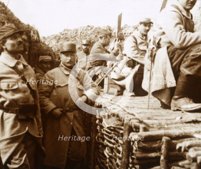 Marteau trenches, Carency, northern France, c1914-c1918.  Artist: Unknown.
