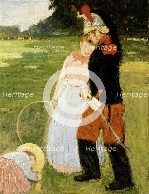 Sunday in the Bois de Boulogne. Artist: Evenepoel, Henri Jacques Edouard (1872-1899)