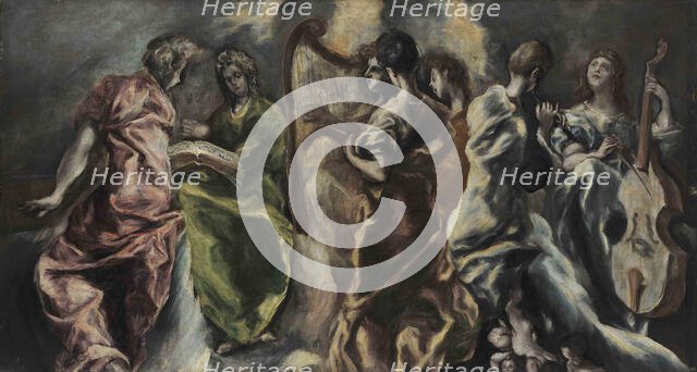 The Concert of the Angels, ca. 1608-1614. Creator: El Greco, Dominico (1541-1614).