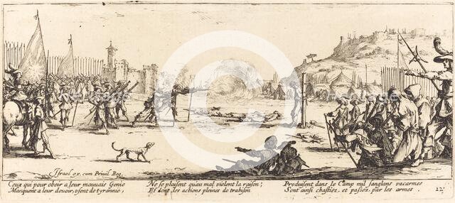 The Firing Squad, c. 1633. Creator: Jacques Callot.