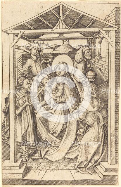 The Adoration of the Magi, c. 1460/1465. Creator: Master ES.