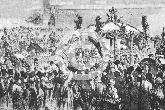 'The Procession to Westminster, January 31, 1856', (1901). Creator: Unknown.