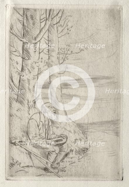 The Blind Beggar. Creator: Alphonse Legros (French, 1837-1911).