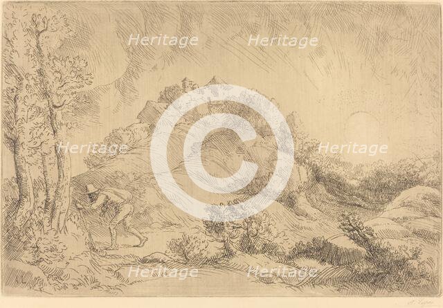 View of a Farm (La ferme de Beauchamp). Creator: Alphonse Legros.