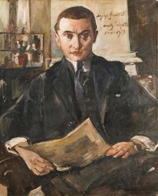 Portrait of Wolfgang Gurlitt, 1917. Creator: Corinth, Lovis (1858-1925).
