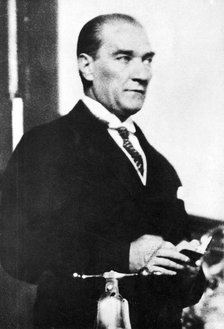 Mustafa Kemal Ataturk (1881-1938), Turkish statesman. Artist: Unknown