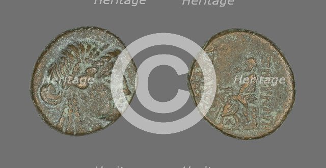 Coin Depicting the God Apollo, 2nd-1st century BCE. Creator: Unknown.