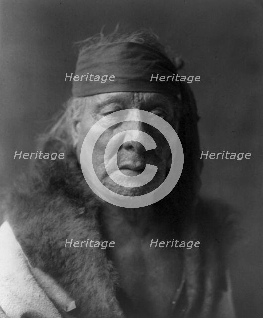 Bear's Teeth-Arikara, c1908. Creator: Edward Sheriff Curtis.