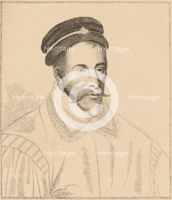 John Maitland, 1st Lord Maitland of Thirlestane, (1537-1595), 1889. Artist: James Stillie