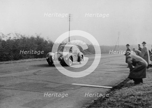 Healey Elliott on test in Italy 1946. Creator: Unknown.