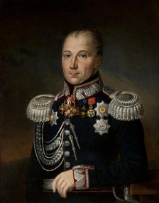 Portrait of General Stanislaw Potocki, 1820-1830. Creator: Unknown.