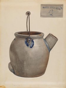 Jug for Pancake Batter, 1935/1942. Creator: Jessica Price.