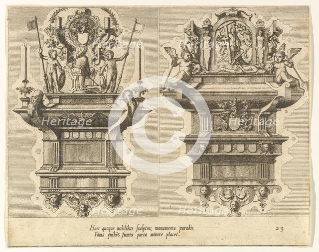 Cœnotaphiorum (23), 1563. Creators: Johannes van Doetecum I, Lucas van Doetecum.