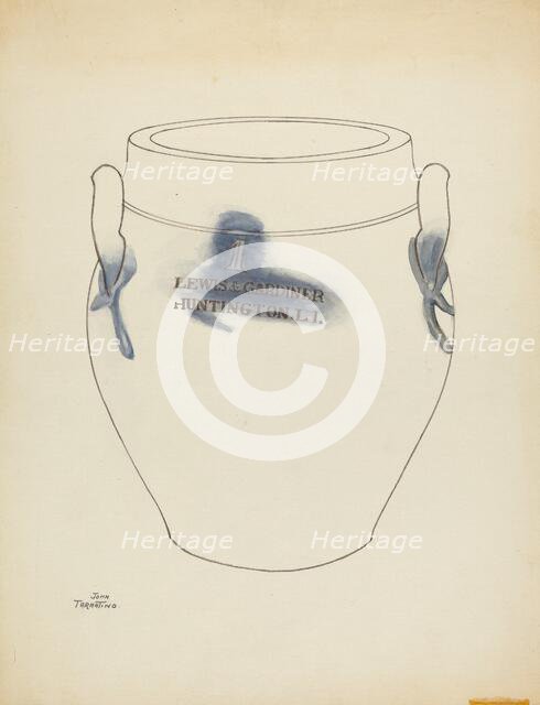 Crock, c. 1953. Creator: John Tarantino.