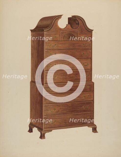 Chest-on-Chest, c. 1938. Creator: Arthur Johnson.