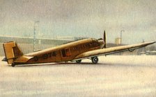 Junkers Ju 52 plane, 1932. Creator: Unknown.