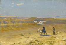 The Flight into Egypt, 1890s. Creator: Gerôme, Jean-Léon (1824-1904).