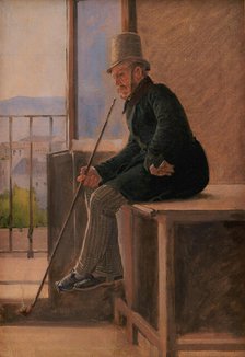 The Painter Jorgen Sonne, 1837. Creator: Constantin Hansen.