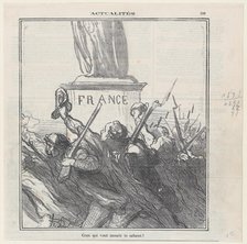 Ceux qui vont mourir te saluent!, 1870.  Creator: Honore Daumier.