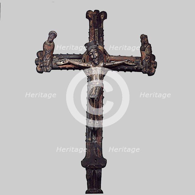 Calvary with the Virgin and Saint John called Tragó de Noguera.