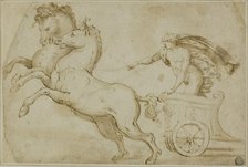 Apollo Driving the Chariot of the Sun, 1519/21. Creator: Workshop of Pietro Buonaccorsi, called Perino del Vaga.