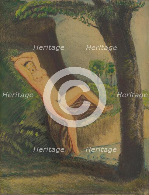 Nude, around 1920. Creator: Josef Arpad Murmann.