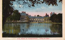 The Carp Pond, Palace of Fontainebleau, 1930s. Creator: Unknown.