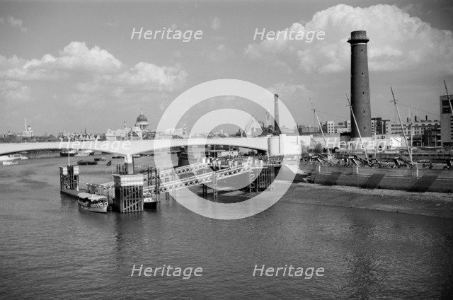 Festival Pier, Lambeth, London, c1945-1965. Artist: SW Rawlings