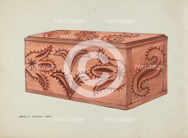 Box, c. 1937. Creator: Majel G. Claflin.