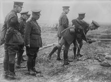 King Albert on Battle Field, 16 May 1917. Creator: Bain News Service.