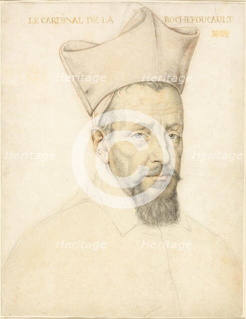 Bust of Cardinal de la Rochefoucault, 1624. Creator: Daniel Dumonstier.