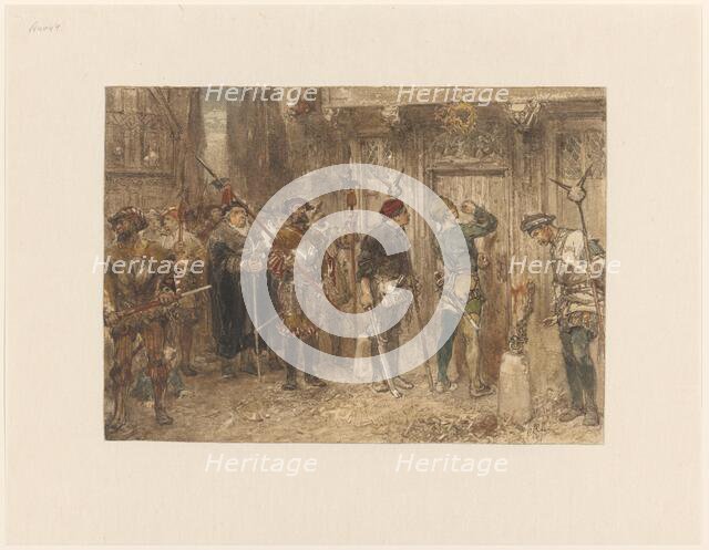 The suspicious house, 1868. Creator: Charles Rochussen.