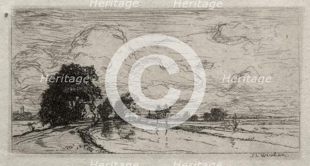 Flooded Landscape with Trees. Creator: Sion Longley Wenban (American, 1848-1897).