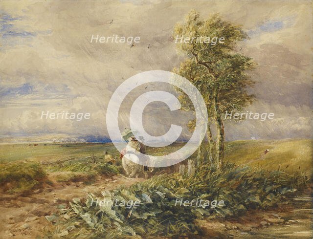 Sun, Wind and Rain, 1845. Creator: David Cox the Elder.