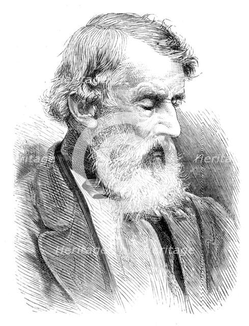 The late Admiral W. W. Percival Johnson, R.N., one of the officers engaged at Trafalgar, 1881. Creator: Unknown.