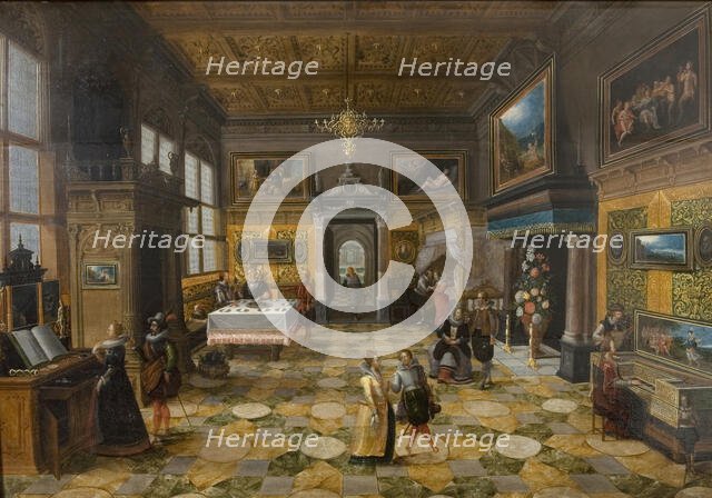 Party Scene; Allegory of the Five Senses, 1605-1652. Creator: Bartholomeus van Bassen.