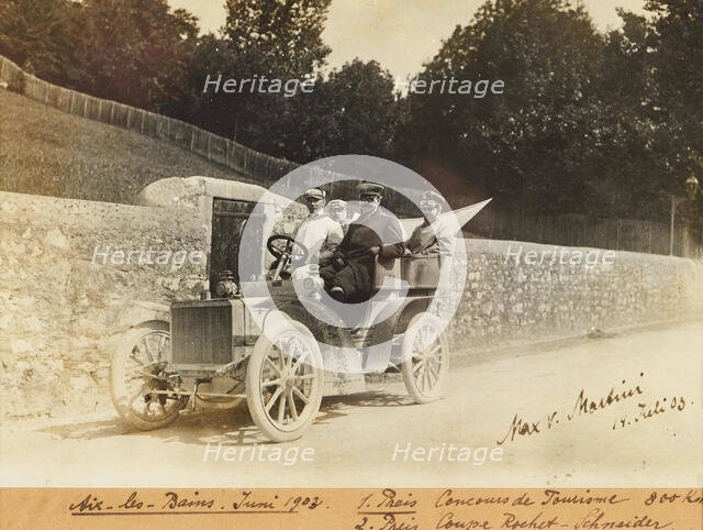 Aix-les-Bains road race. June 1903, 1903. Creator: Martini, Max von (1879-1953).