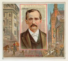 J.M. Bundy, New York Mail and Express, from the American Editors series (N35) for Allen & ..., 1887. Creator: Allen & Ginter.