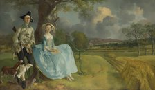 Mr and Mrs Andrews, 1750. Artist: Gainsborough, Thomas (1727-1788)