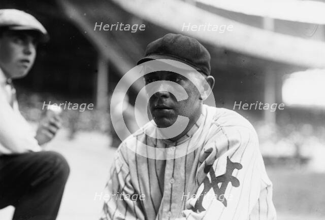 LaRue Kirby, New York NL, at Polo Grounds, NY (baseball), 1912. Creator: Bain News Service.