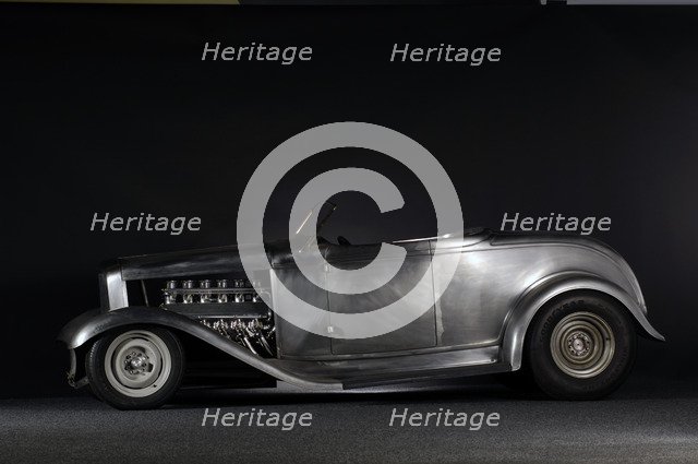 Ford Hot rod custom metal body 1934. Artist: Simon Clay.